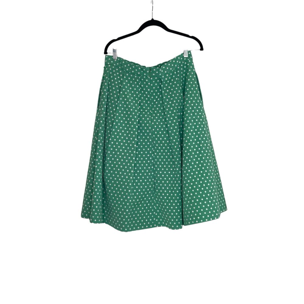 Eva Mendes Green Polka Dot Skirt - Retro Cottagecore Aesthetic Size:8 - Picture 2 of 8